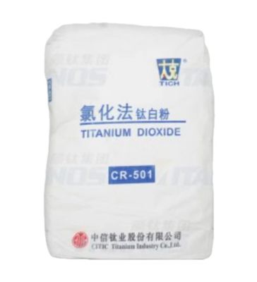 ความขาวสูง Rutile Titanium Dioxide TiO2 CR-501 กระบวนการคลอริด แบบทั่วไป