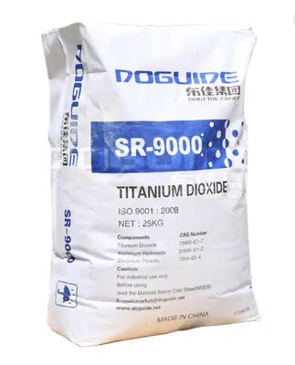 Dongjia SR-9000 Zr-Al ผิวเคลือบ Rutile Titanium Dioxide Pigment มีความขาวสูงและความกระจายได้สูง