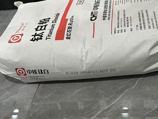 CNNC R-219 Rutile Titanium Dioxide TiO2 Pigment with High Opacity 94% ความบริสุทธิ์และความทนทานต่ออากาศสําหรับโปรไฟล์ PVC