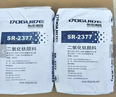 Tio2 Sulphate Process ไทเทเนียมไดออกไซด์ SR-2377 สำหรับการเคลือบสี Cas 13463-67-7
