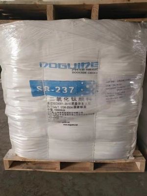 TiO2 Rutile Titanium Dioxide SR-237 สำหรับหมึกฐานน้ำ Cas No. 13463-67-7