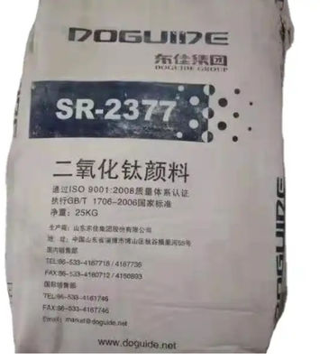 Rutile Titanium Dioxide Tio2 SR-2377 เม็ดสีขาวในกระดาษพลาสติกสี