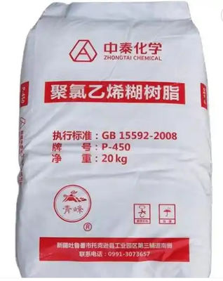 Pvc Paste Resin แบบไม่ไหล P450 วัสดุ Polymet Pvc Resin