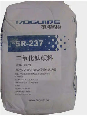 TIO2 SR-237 TIO2 Rutile Titanium Dioxide Powder สำหรับสี Doguide