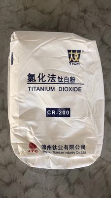 CR-200 Rutile Titanium Dioxide ด้วยความทนทานสูง การประมวลผลที่ดีเยี่ยม และความแข็งแรงของสีสูงสําหรับพลาสติกภายนอก