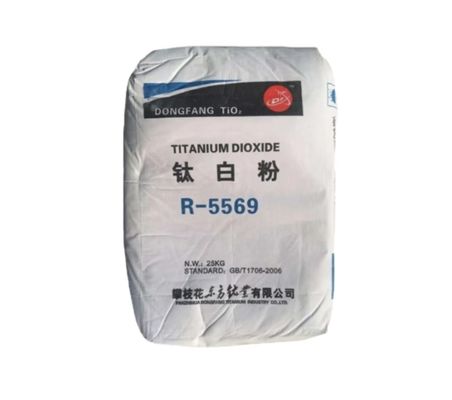 R-5569 กระบวนการซัลฟาต ไทเทเนียมไดออกไซด์ คุณภาพสูง Rutile Tio2 สําหรับหมึก