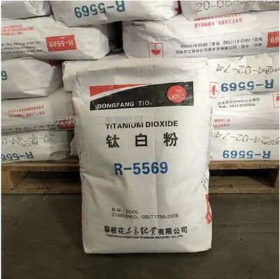 R-5569 รูติลไทโอ2 ซัลฟาตระดับสูง กระบวนการไทเทเนียมไดออกไซด์สําหรับหมึกที่มีการดูดซึมน้ํามันต่ํา