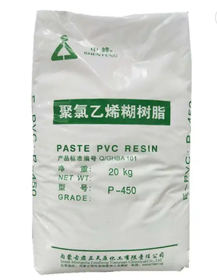 Junzheng P-450 พีวีซี เรซินประเภทพาสต์ที่มีค่า K-Value 65 เนื้อหาระเหยต่ําและความแน่นของพาสต์ที่ควบคุมได้