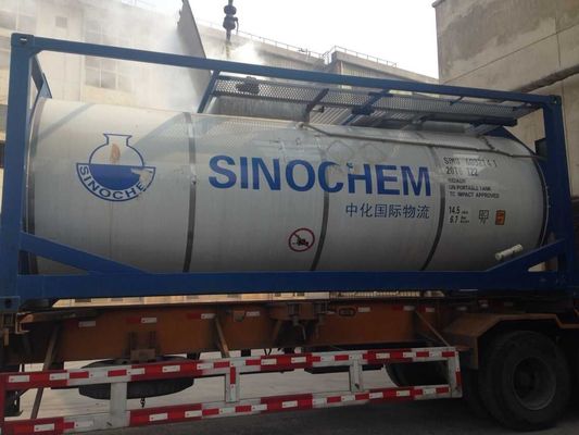 ISO 9000 สารเคมีอันตราย TiCl4 CAS No 7550-45-0 ISO Tank