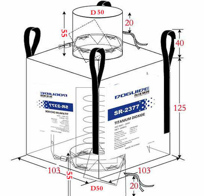 DOGUIDE GROUP SR-2377 รูทิลไทเทเนียมไดออกไซด์ พร้อมเคลือบ Zr-Al อินออร์แกนิคเพื่อการกระจายน้ําที่ดีที่สุดและความขาวของผงแห้ง ≥ 97.0