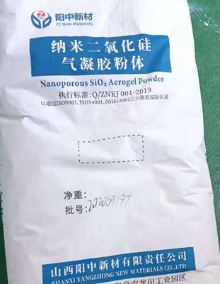 Nanoporous SiO2 Airgel De Silica หมายเลข CAS 7631-86-9 99.9% Hydrophobicity