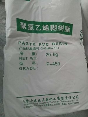 Junzheng P-450 อิมัลชันโพลีไวนิลคลอไรด์วางเรซิ่น Cas 9002-86-2