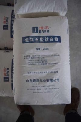 Dawn R-2195 Sulphate Process สีไททาเนียมไดออกไซด์และการเคลือบ 25 กก. Bag