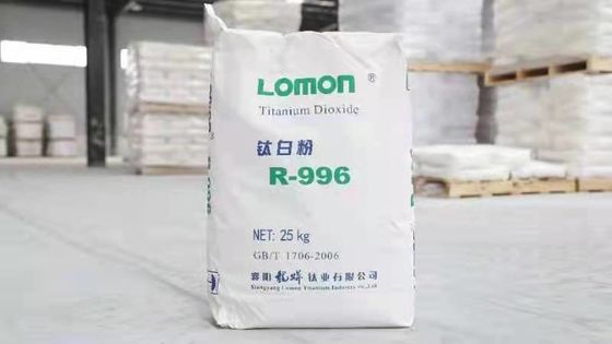 SGS Good Gloss 94.5% กระบวนการไทเทเนียมไดออกไซด์ซัลเฟต Lomon R-996