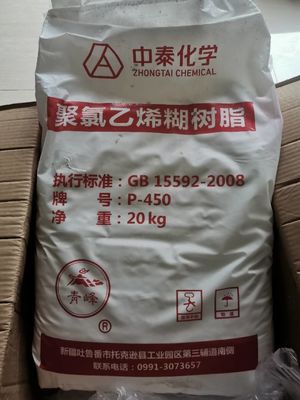 Zhongtai P450 PVC Resin Paste วัตถุดิบเกรด Foaming Products