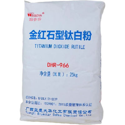 Tindowa DHR-966 Rutile Type ไททาเนียมไดออกไซด์ผงสีขาว