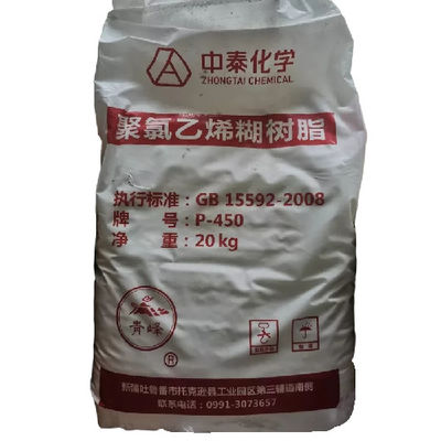 Zhongtai P450 PVC Resin Paste วัตถุดิบเกรด Foaming Products