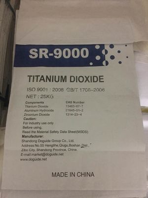 Dongjia SR-9000 Zr-Al ผิวเคลือบ Rutile Titanium Dioxide Pigment มีความขาวสูงและความกระจายได้สูง