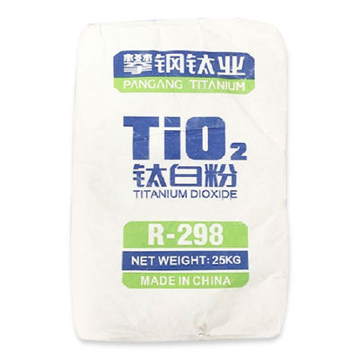 กลุ่ม Pangang R-298 Rutile Titanium Dioxide มีสาร TiO2 95.1% ความสามารถในการกระจายตัวได้ดีเยี่ยมและมีสารลุกลุกน้อย