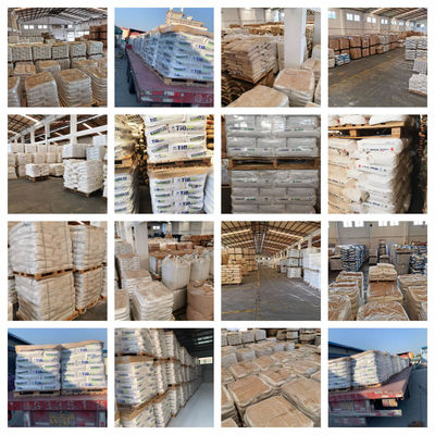 เม็ดสีขาว Tio2 Rutile Titanium Dioxide 2377 9000 สำหรับการเคลือบสีหมึกหนัง
