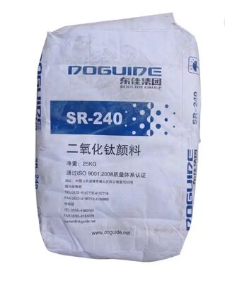 SR-240 Rutile Titanium Dioxide TiO2 สีสันที่มีสาร TiO2 ≥96% และสาร Rutile ≥97% และความขาว ≥97%