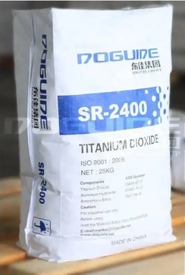 SR-2400 รูไทล์ไทเทเนียมไดออกไซด์ ความขาวสูง ≥97%, กำลังการกลบสีสูง ≥180%, เคลือบด้วยซิลิกา/อะลูมินา